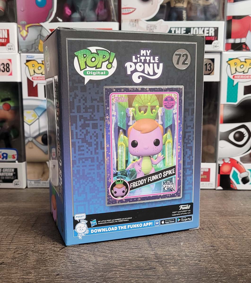 Funko Pop! Digital - MY LITTLE PONY #72 - Freddy Spike ROYALTY LE 2400