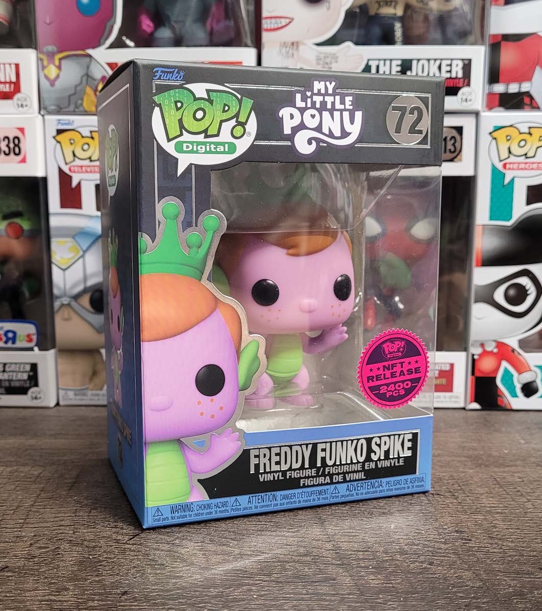 Funko Pop! Digital - MY LITTLE PONY #72 - Freddy Spike ROYALTY LE 2400