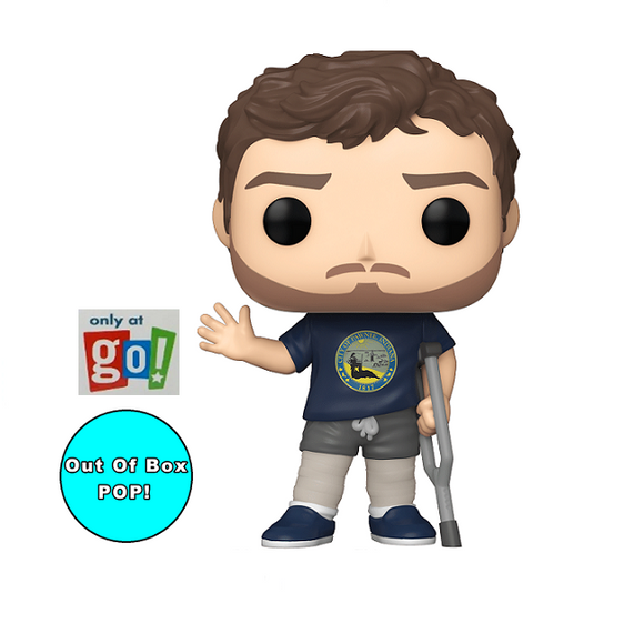 Andy With Leg Casts #1155 - Parks and Rec Funko Pop! TV [Go! Exclusive] [OOB]