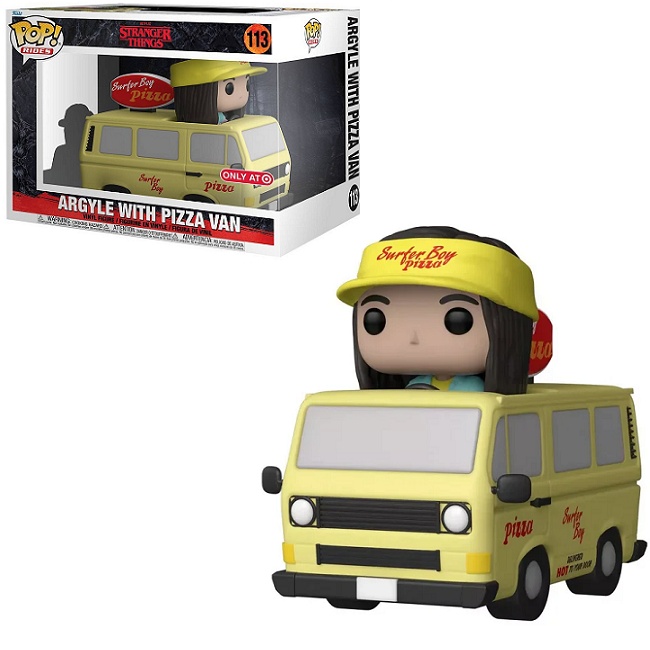 Argyle Riding Surfer Boy Pizza Van #113 - Stranger Things Funko