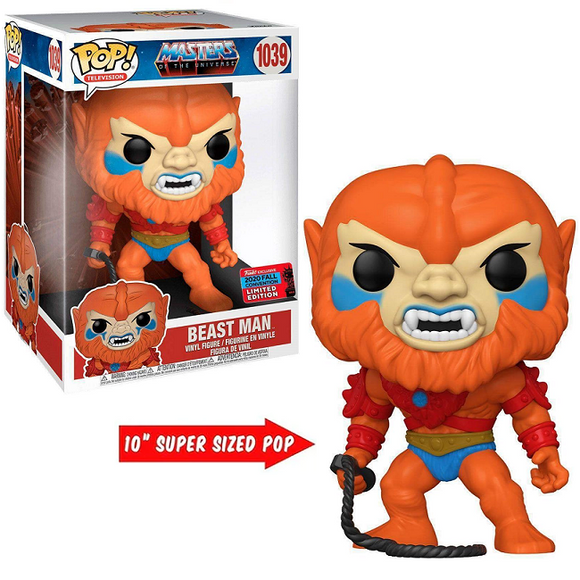 Beast Man #1039 - Masters of the Universe Funko Pop! TV [10-Inch 2020 Fall Convention Exclusive]
