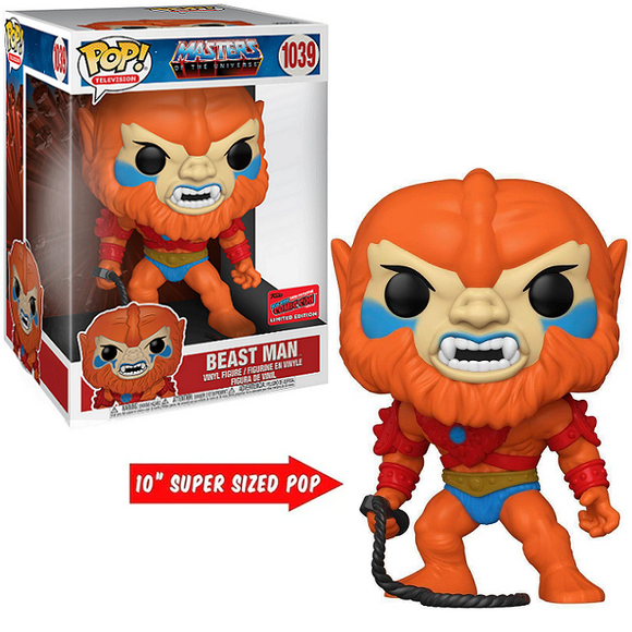 Beast Man #1039 - Masters of the Universe Funko Pop! TV [10-Inch 2020 NYCC Exclusive]