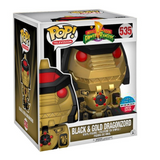 Black and Gold Dragonzord Funko Pop #535 Power Rangers 6-inch Toy Tokyo NYCC Exclusive in and out of box