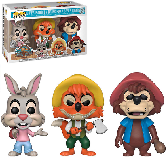 Br'er Rabbit Fox and Bear - Disney Splash Mountain Funko Pop! [Disney Parks Exclusive]