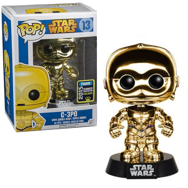 Funko Pop C-3PO Gold summer convention exclusive 2015 - Jeux & Jouets Funko Pop C-3PO Gold summer convention exclusive 2015 - Jeux & Jouets