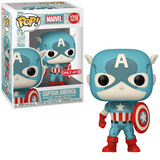 Captain America #1319 Marvel Funko Pop Retro Reimagined Target Exclusive in and out of box