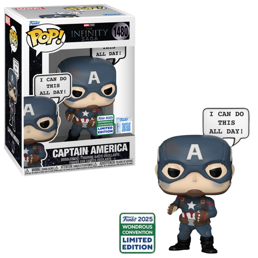 Funko Pop! ファンコ ポップ　キャプテンアメリカ 1480 Captain America #1480 Infinity Saga Funko Pop – A1 Swag