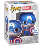Captain America #1268 Marvel Funko Pop boxed view