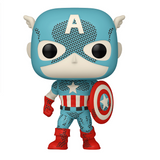 Captain America #1319 Marvel Funko Pop Retro Reimagined Target Exclusive figure unboxed