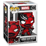 Carnage Black Panther #1434 Funko Pop from Marvel displayed in box