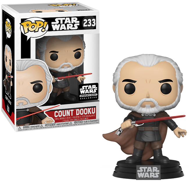 Funko Pop Star Wars Sith Smuggler’s Bounty Box (Count Dooku POP) good