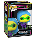 Crusaderette #828 ECCC Blacklight Funko Pop boxed