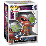 Cyborg Eddie #438 Iron Maiden Funko Pop boxed view