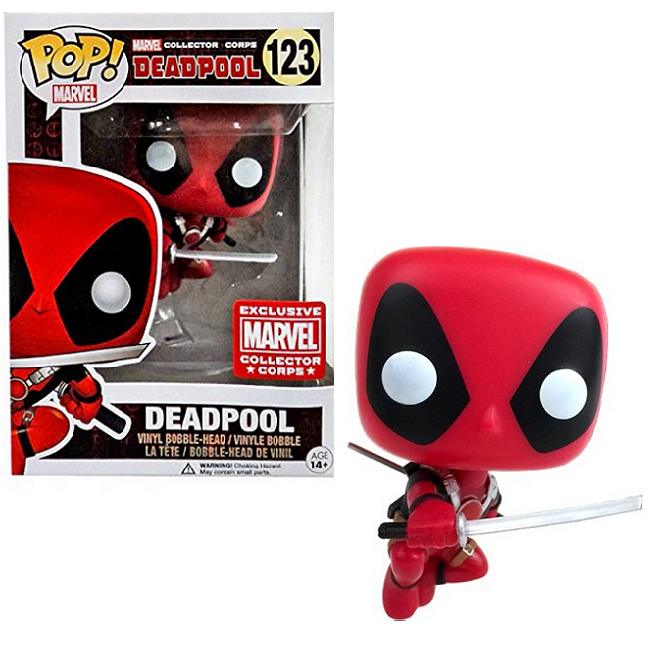 Deadpool #123 - Deadpool Funko Pop! Marvel [Marvel Collector Corps Exc