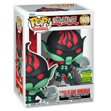 Elemental Hero Flame Wingman #1609 Yu-Gi-Oh Funko Pop 2024 Summer Convention Limited Edition boxed view