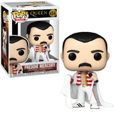 Freddie Mercury #414 Queen Funko Pop with Cape in and out of box