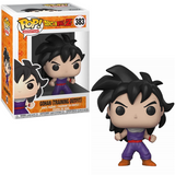 Gohan Training Outfit Funko Pop #383 Dragon Ball Z figure in and out of box