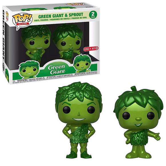 Green Giant & Sprout - Green Giant Funko Pop! Ad Icons [2-Pack Target Exclusive]