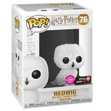 Hedwig #76 Flocked GameStop Exclusive Funko Pop boxed view
