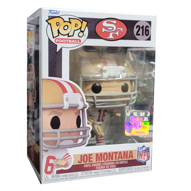 San Francisco 49ers Legend Joe Montana #216 Funko POP! #smallbusiness #toy  #toys #toystore #internet #collection #collections…