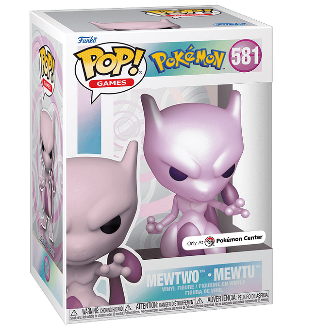 Figurine Funko POP Vinyl Mewtwo #581 - Pokémon - Édition Jeux - Neuf Sous Blister