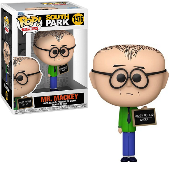 Mr. Mackey #1476 - South Park Funko Pop! TV [With Sign]