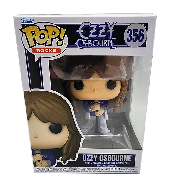 Funko Pop! Rocks: Ozzy Osbourne Glitter #356 - Figurina Da Collezione In PVC, 2023