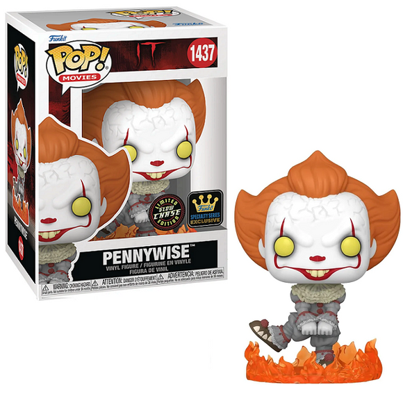 Pennywise Dancing #1437 - IT Funko Pop! Movies [Gitd Chase Specialty Series]