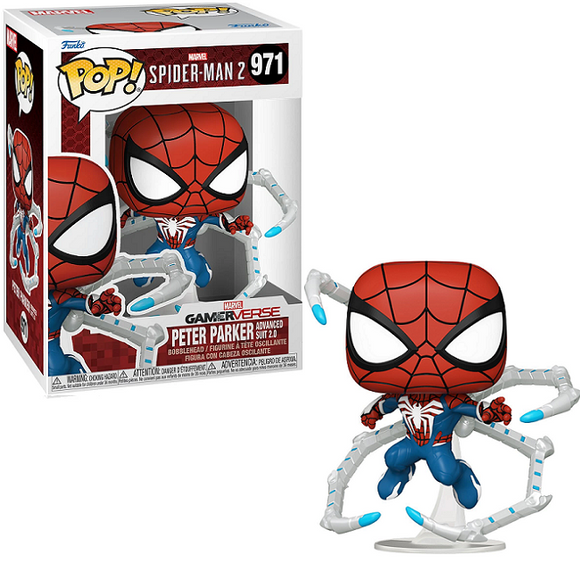 Peter Parker Advanced Suit 2.0 #971 - Spider-Man 2 Gamerverse Funko Pop!