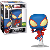 Spider-Boy #1384 Marvel Funko Pop in and out of box