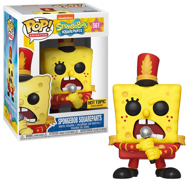Funko Pop! SpongeBob SquarePants 561 - Hot Topic Exclusive - Vinyle 9 Cm - Neuf