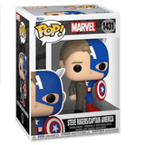 Steve Rogers/Captain America #1431 Marvel Comics Funko Pop boxed view