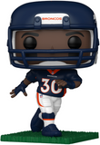 Terrell Davis #262 Broncos Funko Pop Football out of box glam shot