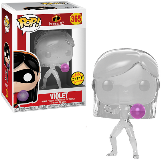 Violet #365 - Disney Incredibles 2 Funko Pop! [Translucent Chase Version]