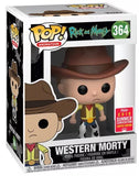 Western Morty #364 Funko Pop! 2018 Summer Convention Exclusive in box