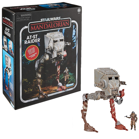 AT-ST Raider Action Figure Vehicle - Star Wars The Mandalorian Vintage Collection