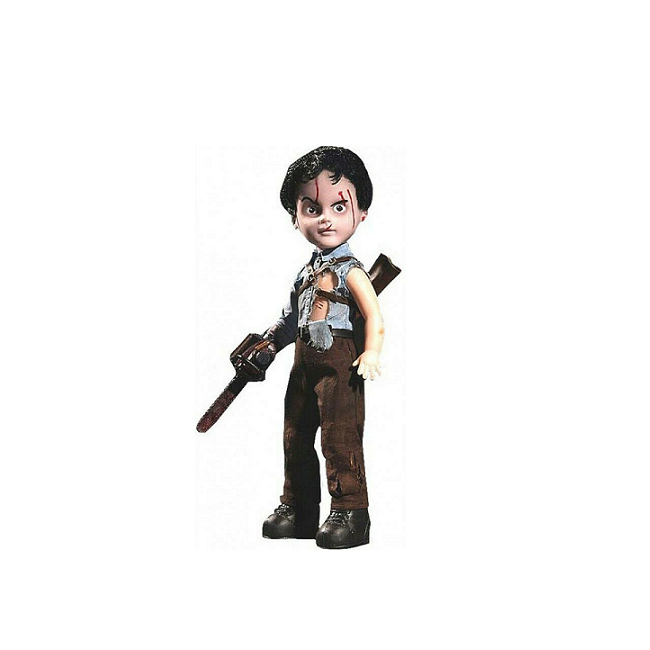 Ash Living Dead Dolls Evil Dead 10-Inch Doll Figure by Mezco