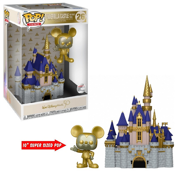 Cinderella Castle And Mickey Mouse #26 - WDW 50th Funko Pop! Town Exclusive