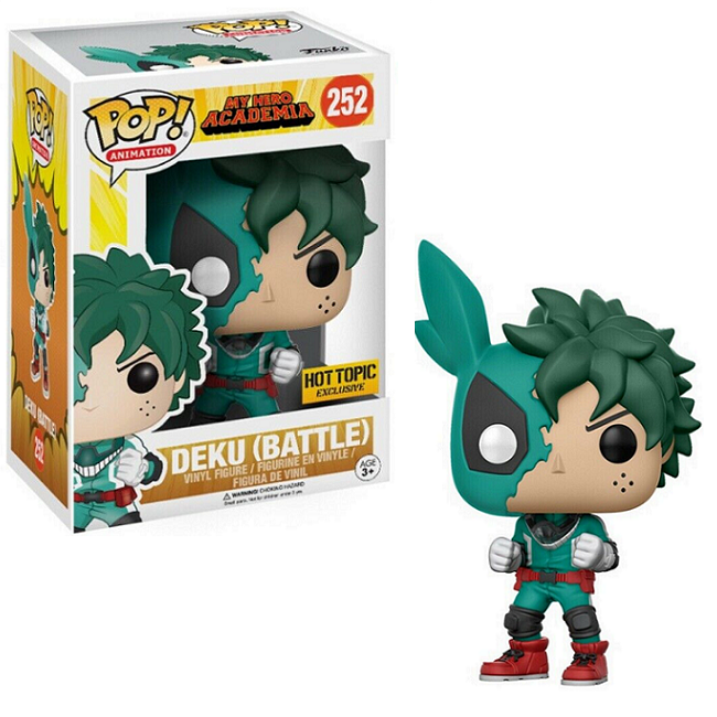 Deku #252 - My Hero Academia Funko Pop! Animation [Battle] [Hot Topic