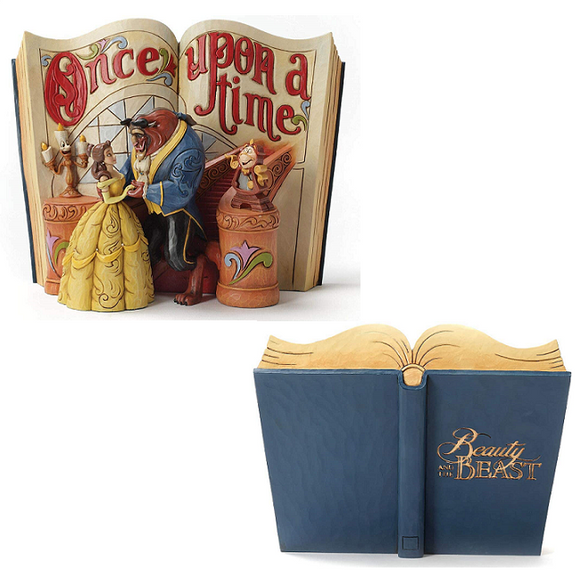 Disney Traditions Beauty and the Beast Love Endures Storybook Statue