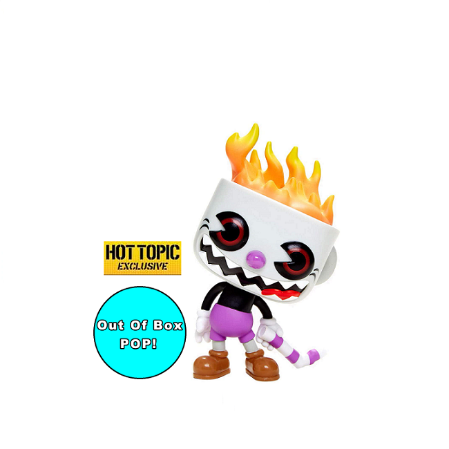 Evil Cuphead 417 Cuphead Funko Pop Games Hot Topic Exclusive