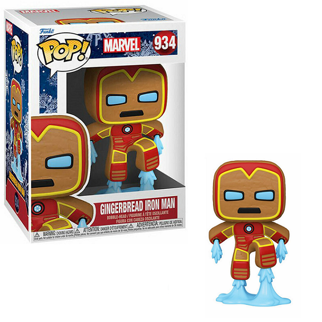 Gingerbread Iron Man #934 - Marvel Holiday Funko Pop! [Hoilday]