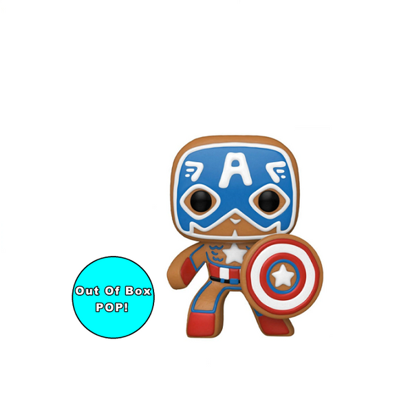Gingerbread Captain America #933 - Marvel Funko Pop! [Holiday] [OOB]