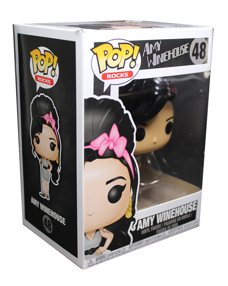 Funko Pop! Rocks: Music - Amy Winehouse #48 Vinyl Figure (Bundled with Pop  Box Protector Case)