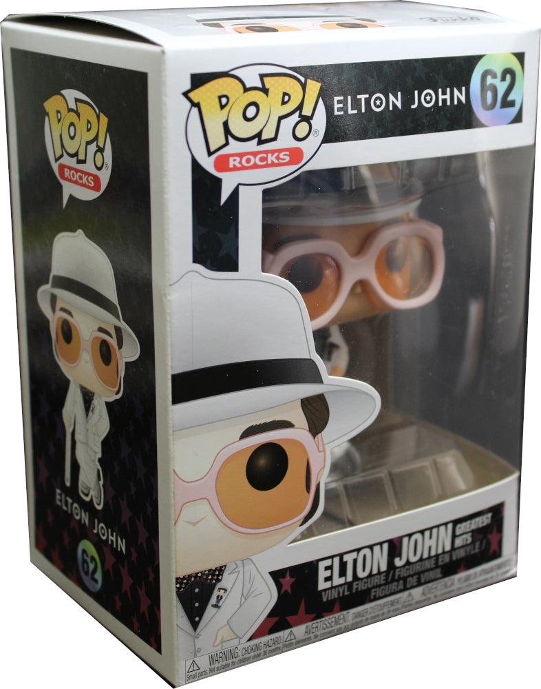 Elton John Greatest Hits #62 – Elton John Funko Pop! Rocks [Box Damage