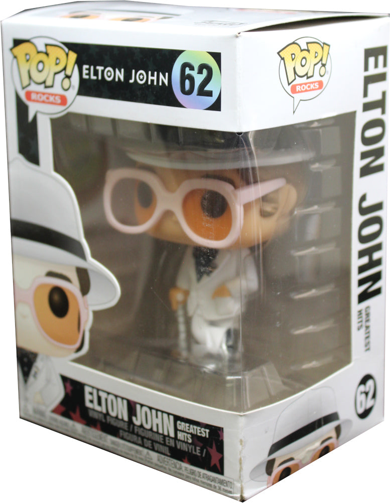 Elton John Greatest Hits #62 – Elton John Funko Pop! Rocks [Box Damage