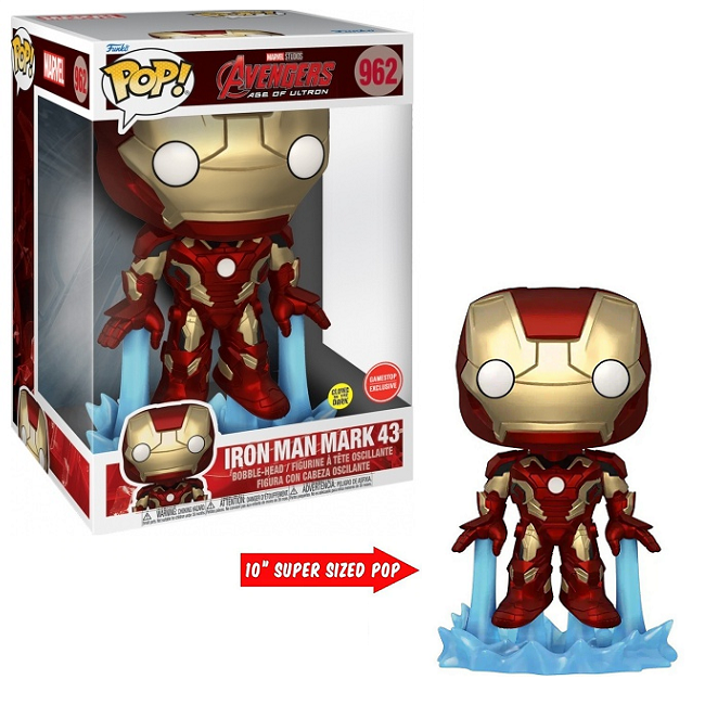 Iron Man Mark 43 #962 - Avengers Age of Ultron Funko Pop! [10-Inch Git – A1  Swag