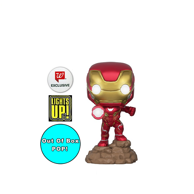 Iron Man 380 Avengers Infinity War Funko Pop Light Up WalGreens E