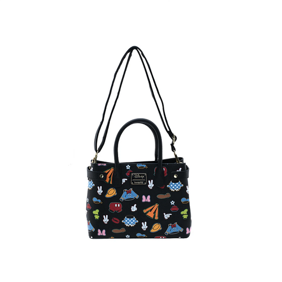 Loungefly Disney Mickey Mouse & Friends Clothes Crossbody Bag