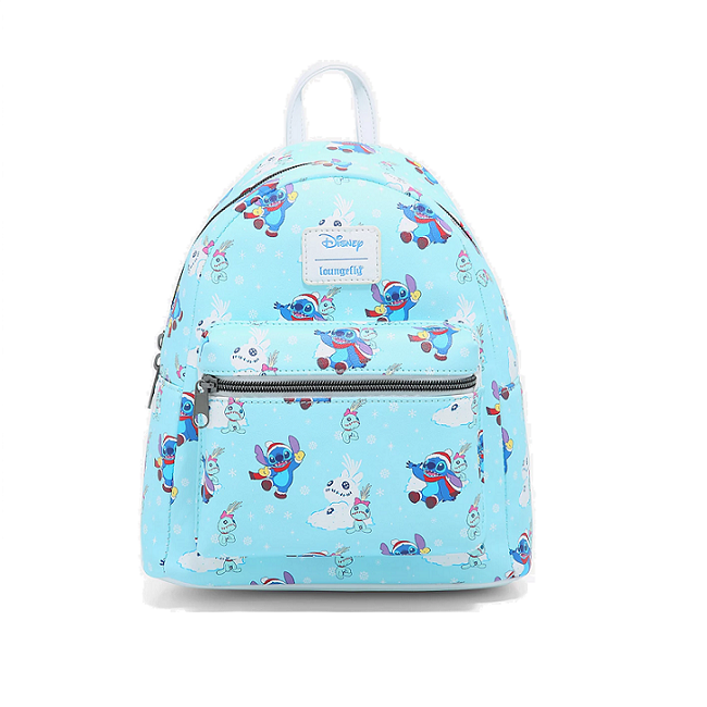 Loungefly Disney Lilo u0026 Stitch Snow Day Mini Backpack – A1 Swag